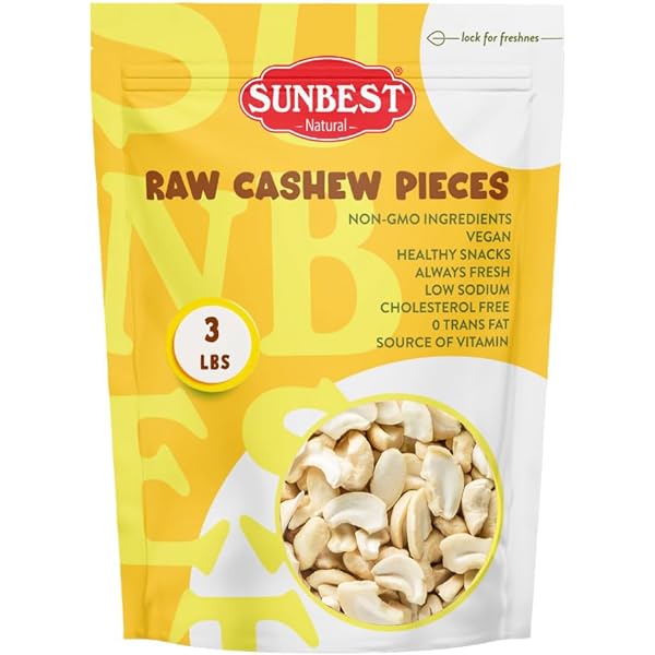 Amazon.com : 100% Pure Whole Cashew Nuts, Kaaju, Cashews Dry